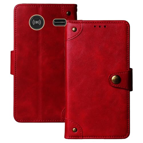 Anybird Retro Flip Leder Tasche Hülle Für Doro 2424 2.4