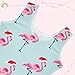 Aflyko Little Girl Gymnastics Leotard with Shorts Flamingo Santa Hat Xmas One-Piece Activewear Soft Stretchy Tank Tops Fun Fashion Dance Outfit 7-8T