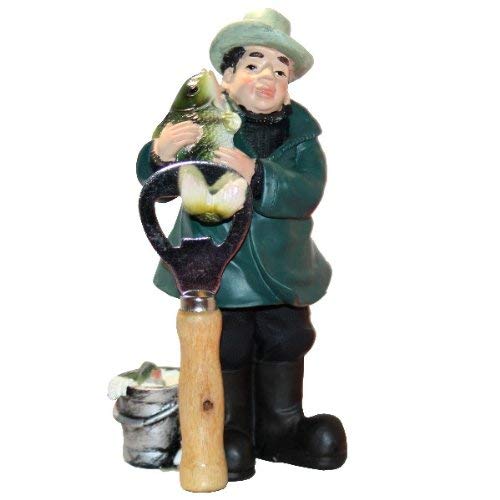 Angler mit Flaschenöffner