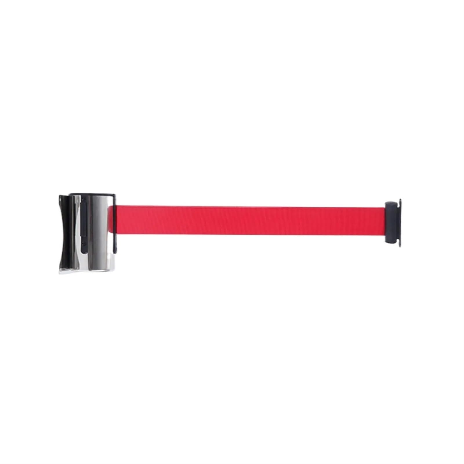 Cinta de Barrera Sistema de gestión colas portátil con barrera cinta retráctil for eventos y recintos Control eficiente multitudes(2Meters)