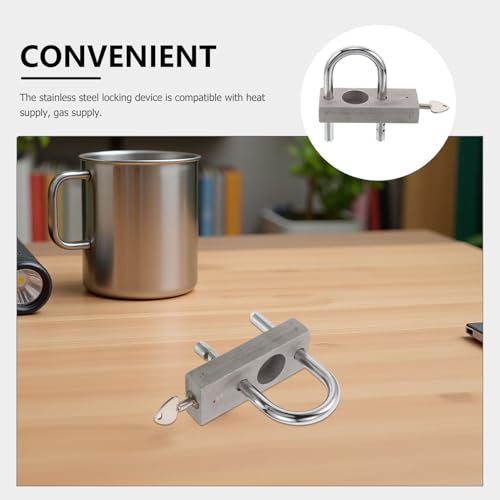 Cadenas antivol étanche et robuste pour boîtier de gaz