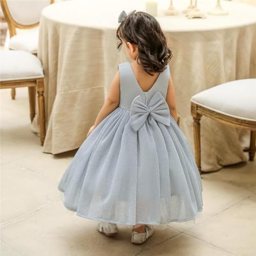 Dressy Daisy Baby Toddler Girls' Special Occasion Dresses Wedding Flower Girl Christmas Party Fancy Ball Gown with Headband2