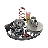 Durch den größeren Wandler wird hier der Verstellbereich des Variators extrem vergrößert, was natürlich Vorteile wie bessere Beschleunigung und bessere Abstimmung mit sich bringt.