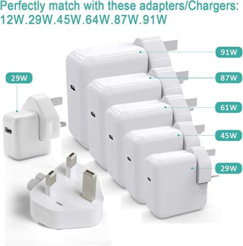Image of Plug Duckhead, AC Adapter Compatible with All Macbooks USB-C,Replacement 3 Pin AC Plug,MacBook Pro Air Mac i-Book i-Phone i-Pod.
