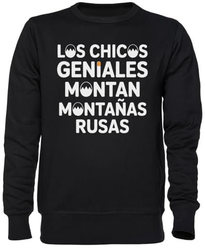 Sweat-shirt Los Chicos Geniales de qualité supérieure fini jersey noir
