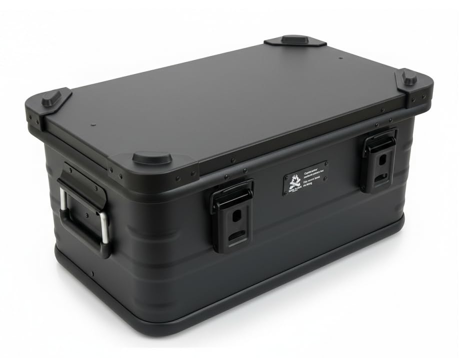 GENERIC OUTDOORアルミコンテナ 30L マットブラック カスタム品 Amazon.co.jp: GENERIC OUTDOOR NEW マットブラック アルミコンテナ