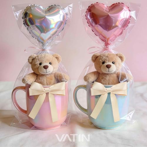 VATIN Double Face Beige Satin Ribbon 1" Continuous 50 Yards,Beige Polyester Fabric Ribbon use for Bows Bouquet, Gift Wrapping, Floral Arrangement Wedding Decoration - Thumbnail 2