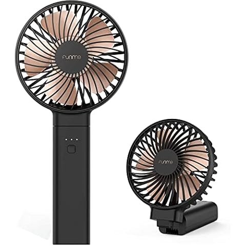 Funme Handventilator Tragbarer Starker Wind Ventilator Faltbarer Leise Cover