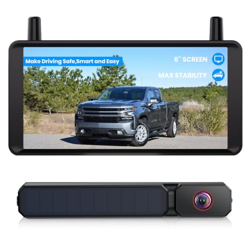 Image of AUTO-VOX Solar Wireless Backup Camera: 1-Minute No-Drill Installation