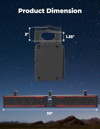 Soporte para Barra de Sonido KEMIMOTO 39 Pulgadas Metal miniatura 2