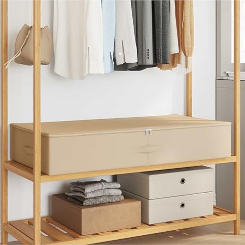 Boîte de rangement pliable tissu compartimentée panier vêtements - 3