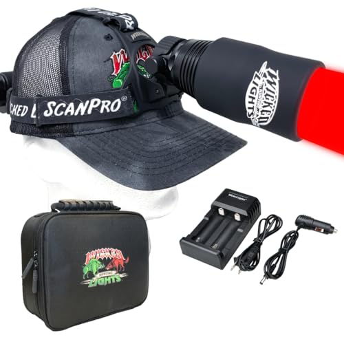 Wicked Lights ScanPro iC GEN4 RED Night Hunting Headlamp Kit W2102