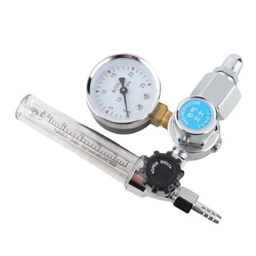 Yinhing Regulador de Botella de Gas de Soldadura Argon Regul YAR 88 Regulador de Medidor de CO2 de Argón Medidor de Presión de Soldadura de bajo Consumo para Piezas de Soldador MIG TIG