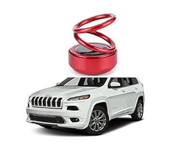 PRIKNIK Solar Energy Rotating Car Perfume with Long Lasting Organic Fragrance, Feel-Good Premium Car Air freshener Compatible with Jeep Compass