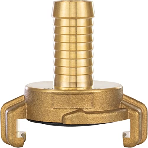 Poppstar Raccordo rapido in ottone con beccuccio da 1/2 pollice (raccordo con beccuccio per tubo da 1/2), per tubi con diametro interno di 13 mm