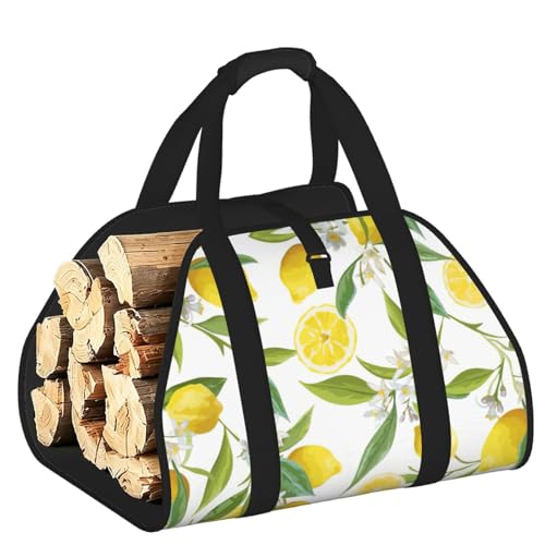 Sac en toile pour bois de chauffage propre et robuste pour vos bûches