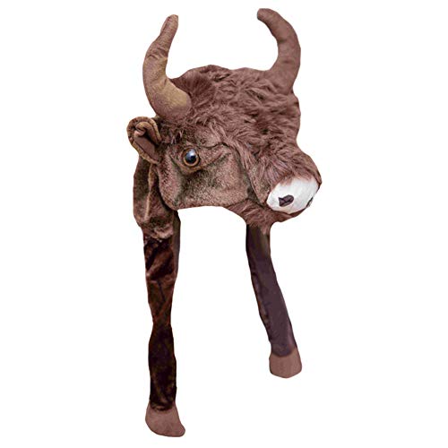 Preisvergleich Produktbild Kinnart Plüschtier, Plüschtier, lustiger Winter, Antelope, Yak-Kappe, Halloween, Weihnachten, Kopfbedeckung, Cosplay, Plüsch, Yak