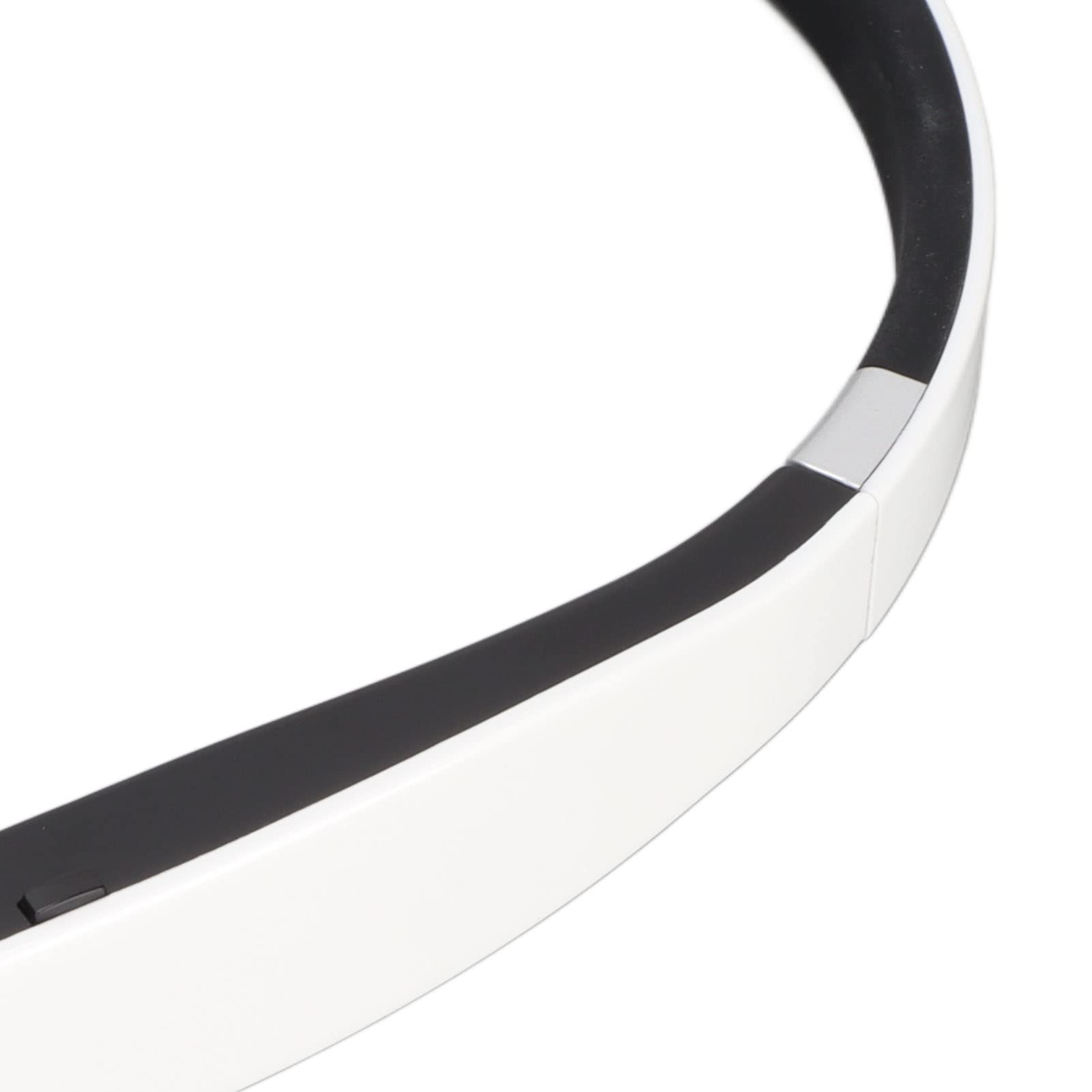 Annadue Cuffie Bluetooth con Archetto da Collo con Auricolari Retrattili Cuffie Wireless con Cancellazione del Rumore BT 5.0 Microfono Integrato per Viaggi Sportivi (WHITE)