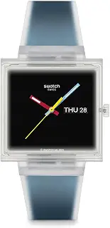 [スウォッチ]SWATCH 腕時計 ユニセックス 33mm WHAT IF...SEE THRU BLACK? SO38K700 シンプル カジュアル【国内正規品】