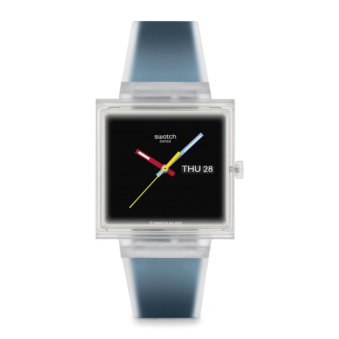 [スウォッチ]SWATCH 腕時計 ユニセックス 33mm WHAT IF...SEE THRU BLACK? SO38K700 シンプル カジュアル【国内正規品】