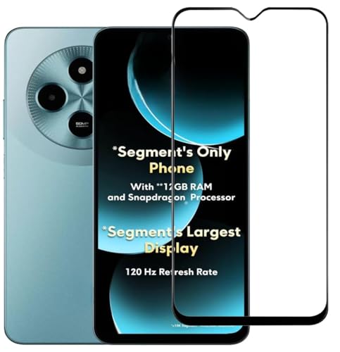 Image of MoCoTech HD+ Edge-to-Edge Tempered Glass for POCO M7 5G - Full Screen Protector Guard, 9H Hardness, Anti-Scratch, Bubble Free, Case Friendly, Ultra Clear with Easy Installation Kit
