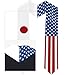 2026 Japan Flag and USA Flag Graduation Stole Graduation Sash for International Student (Baccalaureate Gown and Hat Not Included)