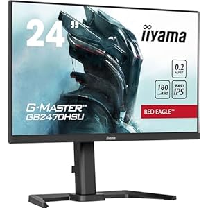 iiyama GB2470HSU-B6-23.8″, IPS, 1920×1080, 180Hz, 1H1DP, HAS