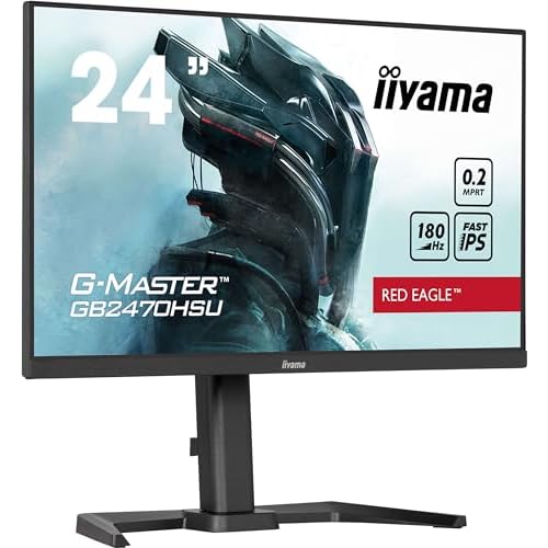 iiyama GB2470HSU-B6-23.8″, IPS, 1920×1080, 180Hz, 1H1DP, HAS