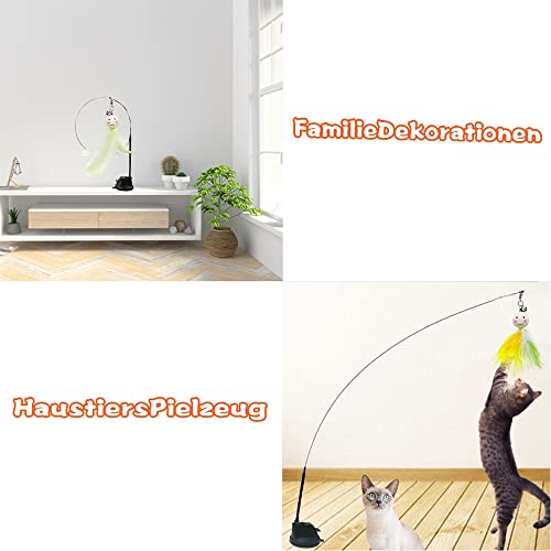 ZDQC Bacchetta magica per gatti, ventosa per gatti...
