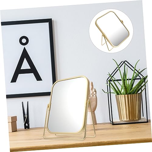 Espejo de maquillaje de mesa giratorio 360° metal LIFKOME miniatura 6