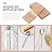 Happyyami 10pcs Burlap Lace Utensil Holders Silverware Holders Cutlery Pouch for Rustic Wedding Christmas Party Decorations Favor