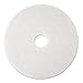 Boardwalk 4019WHI Polishing Floor Pads, 19-Inch Diameter, White, 5/Carton