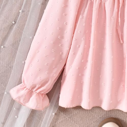 Image of Girls Long Sleeve Shirt for 6-12 Years