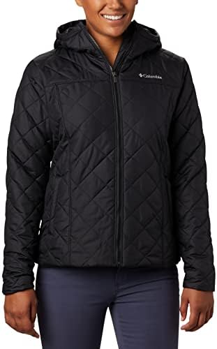 Columbia Women's Copper Crest Hooded Jacket, Black, 2X Plus