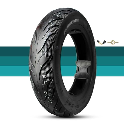 YUMEIGE 2.50-8 Reifen for Vorder- und Hinterräder 2.5-8 (4PR) 28J Schlauchlose Motorradreifen Verschleißfeste Anti-Rutsch-Reifen H-961