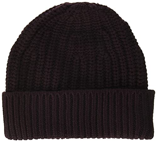 Goodthreads Men s Standard Marled Beanie, Burgundy, one Size
