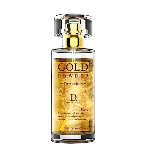 Fuhjythy Love Gold Fan Ferlo Perfume EdicióN de Tapa Perfume Divertido para Hombres Perfume Productos Sexuales para Adultos Amarillo