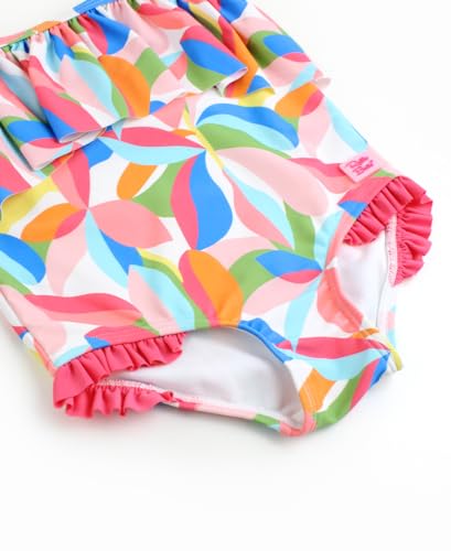 Image of RuffleButts Baby /Toddler Girls Ruffle Strap One Piece Swimsuit w /UPF 50+ Sun Protection