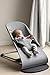 BabyBjörn Bouncer Bliss, Light Gray, 3D Jersey | 2-in-1 Adjustable Baby Bouncer Seat and Toddler Chair, Newborn to Toddler (8-29 lbs), 4 positions, Lightweight & Portable