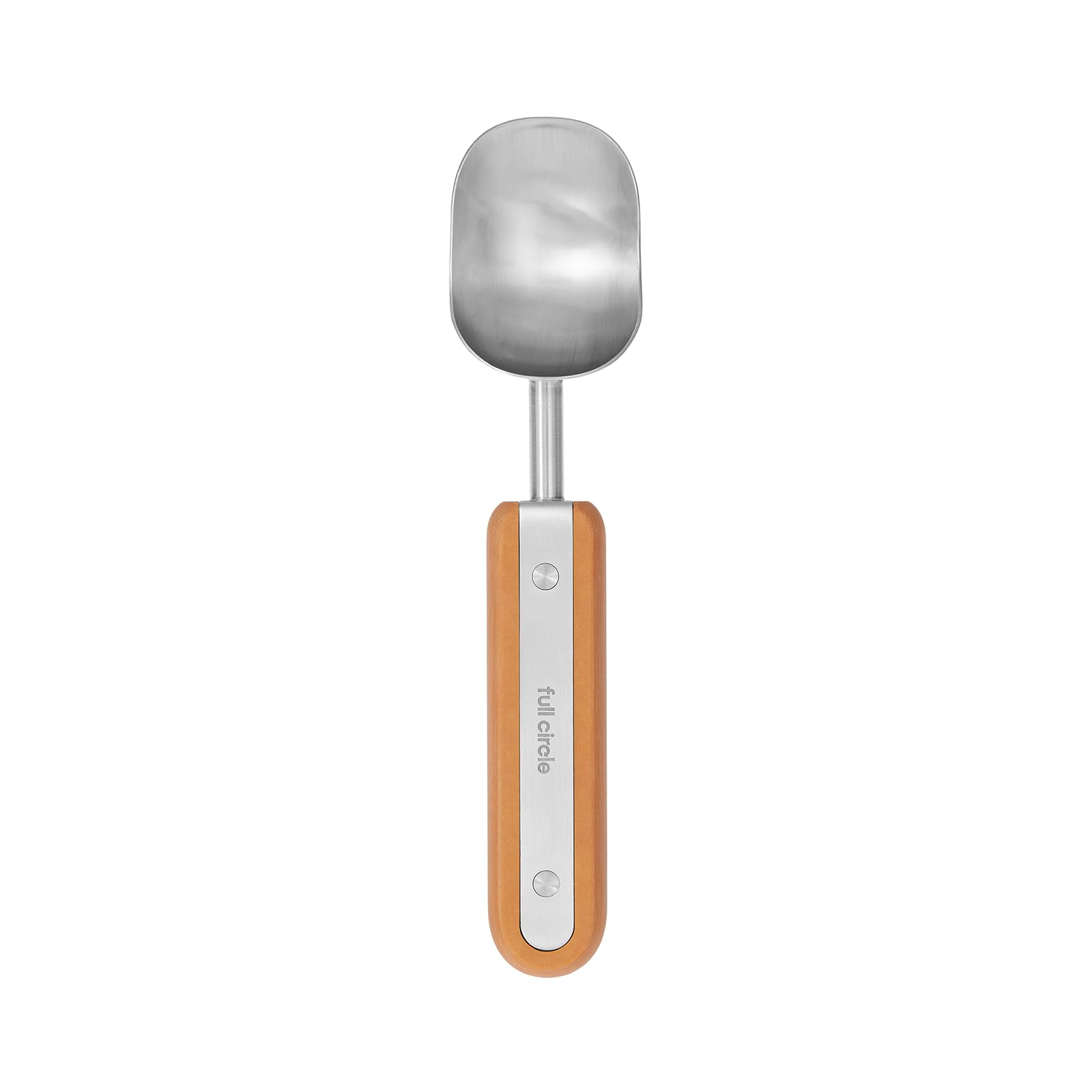 Full Circle Ice Breaker Stainless Steel Ice Cream Scoop, Dishwasher Safe
