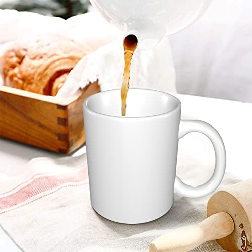 Taza personalizada de porcelana 11oz blanca miniatura 5