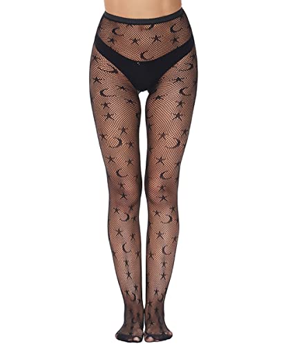 Image of Womens Fishnet Snake Tights Patterned Pantyhose High Waist Stockings