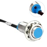 10 Mm Czujnik Zbliżeniowy NPN Przełącznik 12 V Efekt Halla 3 Przewody Normalnie Otwarty z Magnesem 5-24 VDC 6-36 VDC 1,2 M