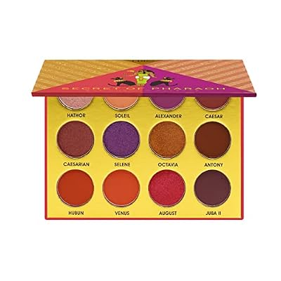 EBIN NEW YORK Cleopatra's Love - Secret of Pharaoh Eyeshadow Palette, Highly Pigmented and Blendable, Cruelty-Free, Long-Lasting Matte & Shimmer