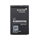 Lieferumfang: Bluestar Akku für das LG KU380