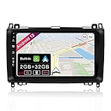 JOYX Android 10 Autoradio Compatible con Mercedes Benz Viano/Sprinter/W906 - GPS 2 DIN -Cámara Trasera Micrófono Canbus Gratis - 9 Pulgada - 2G32G - Soporte Dab/Mandos de Volante/4G/WiFi/Bluetooth5.0