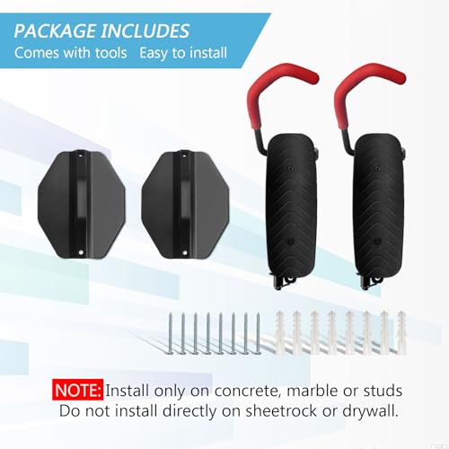 Soporte de pared giratorio para bicicleta BigKing de acero resistente pack de 2 6