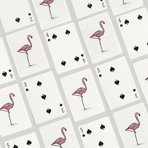 Lantern Press Flamingo, Icon, Naipes Póker 52 piezas miniatura 4