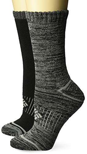 Columbia Women's Moisture Control Space dye Crew, Navy2, 9-11