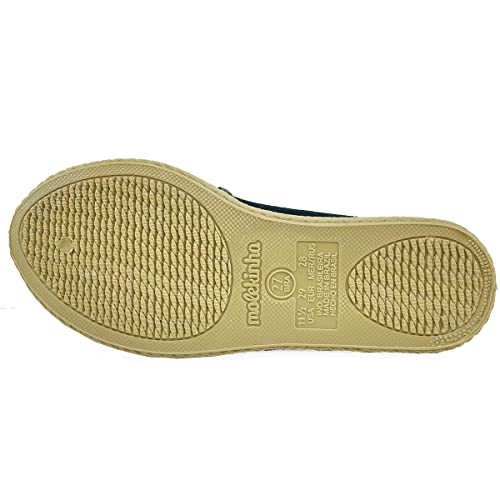 Alpargata Infantil Molekinha Laços Lona - Preto - 30